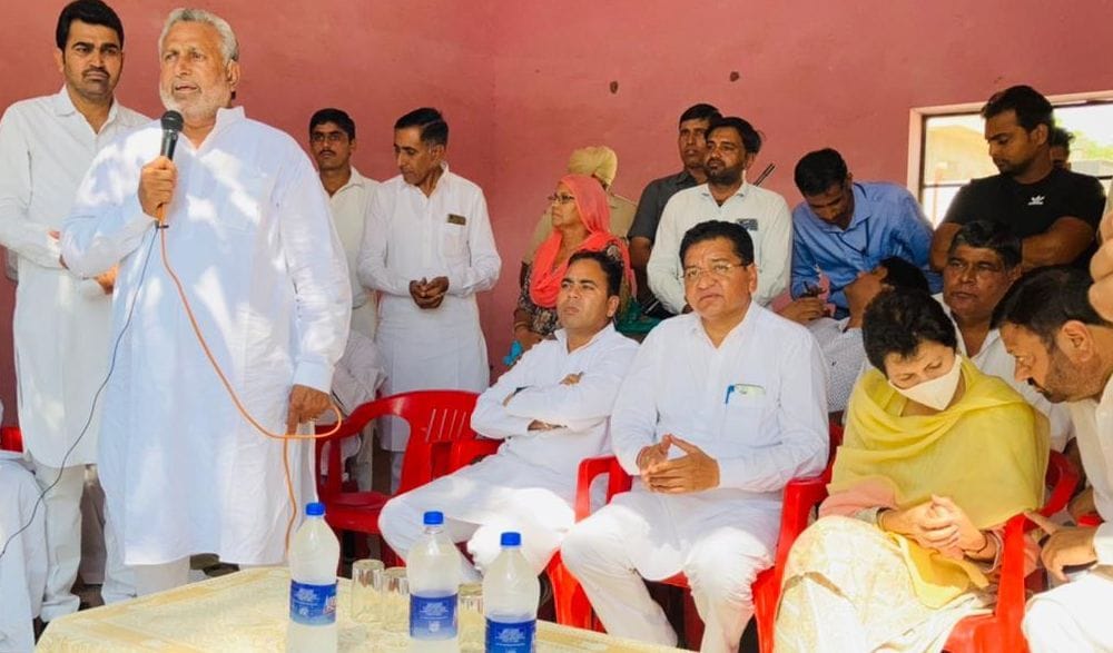 Angry Bharat Singh Bainiwal entered the election campaign with the Congress state president with a sad heart