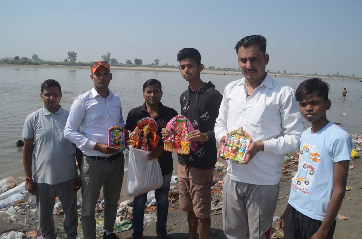 Navratri ends, Sanjhi immersion in Yamuna
