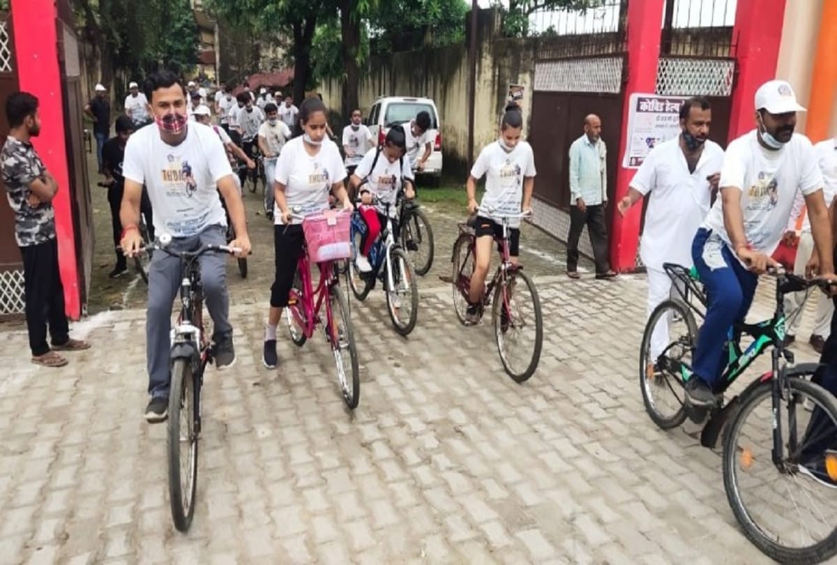 azadi ka amrit mahotsav Cycle Yatra from BHU to New Delhi from 17 october for  saga of freedom fighters to youth