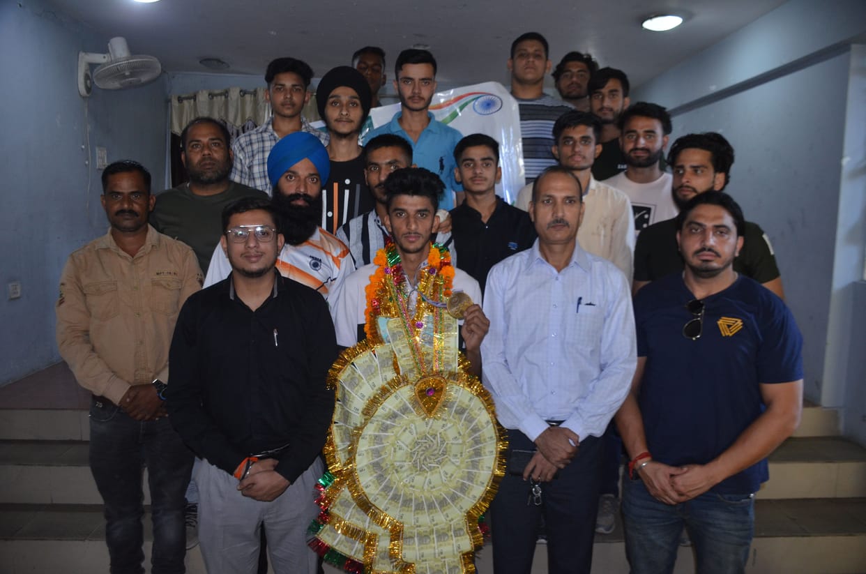Athletic Club Kathua honored Abrar