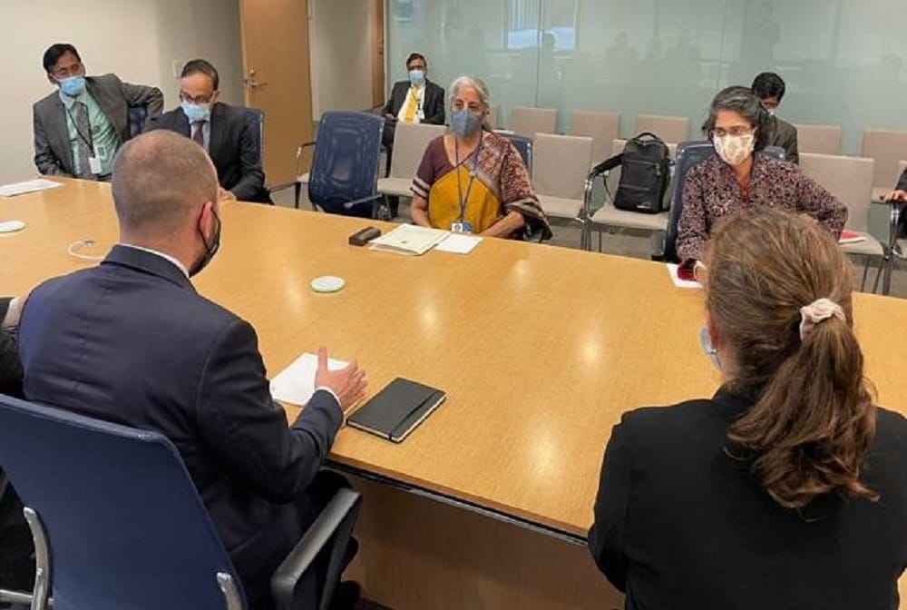 Finance Minister Nirmala Sitharaman says to IMF, setting the target to reduce fiscal deficit to 4.5 per cent by 2025-26 