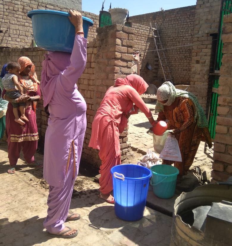 Identification of more than 150 malnourished children in the district, the department is giving double the diet