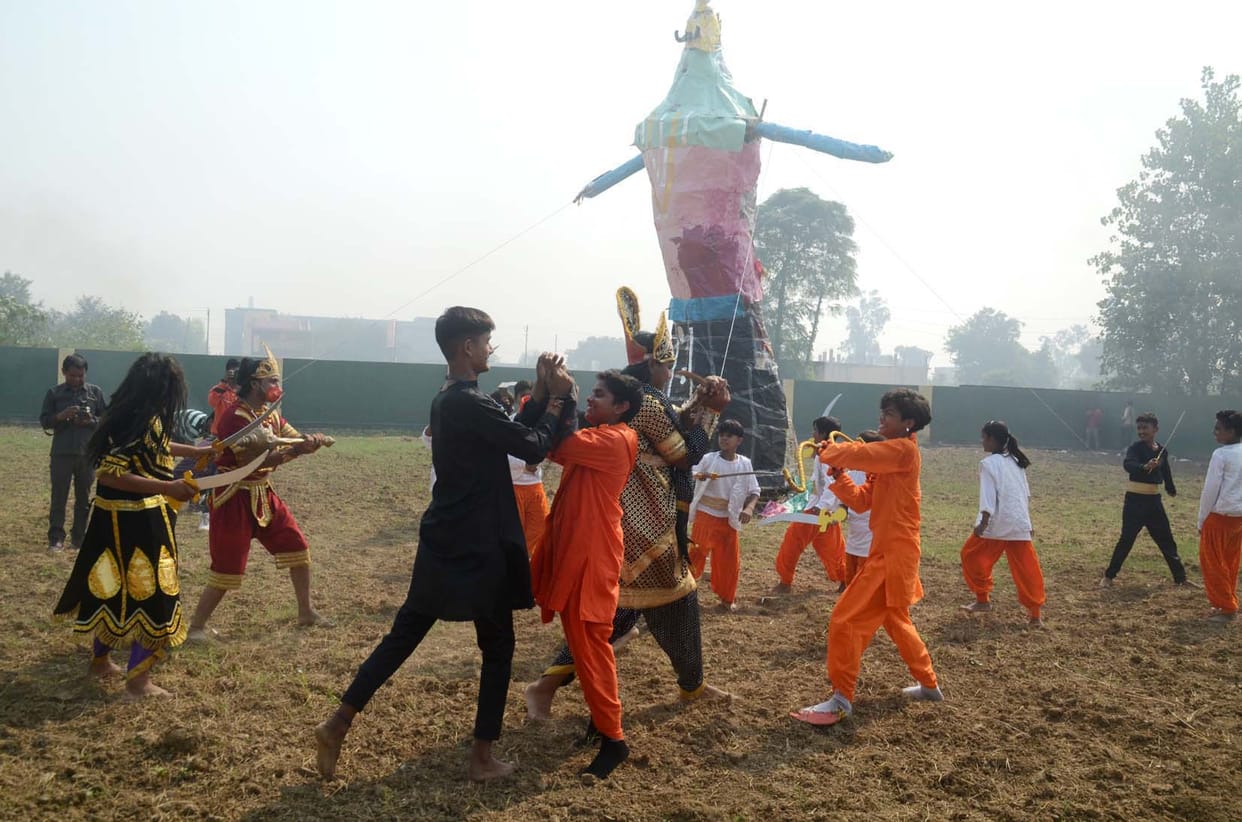 Dashavatar Leela and Mahishasura Slaughter staged