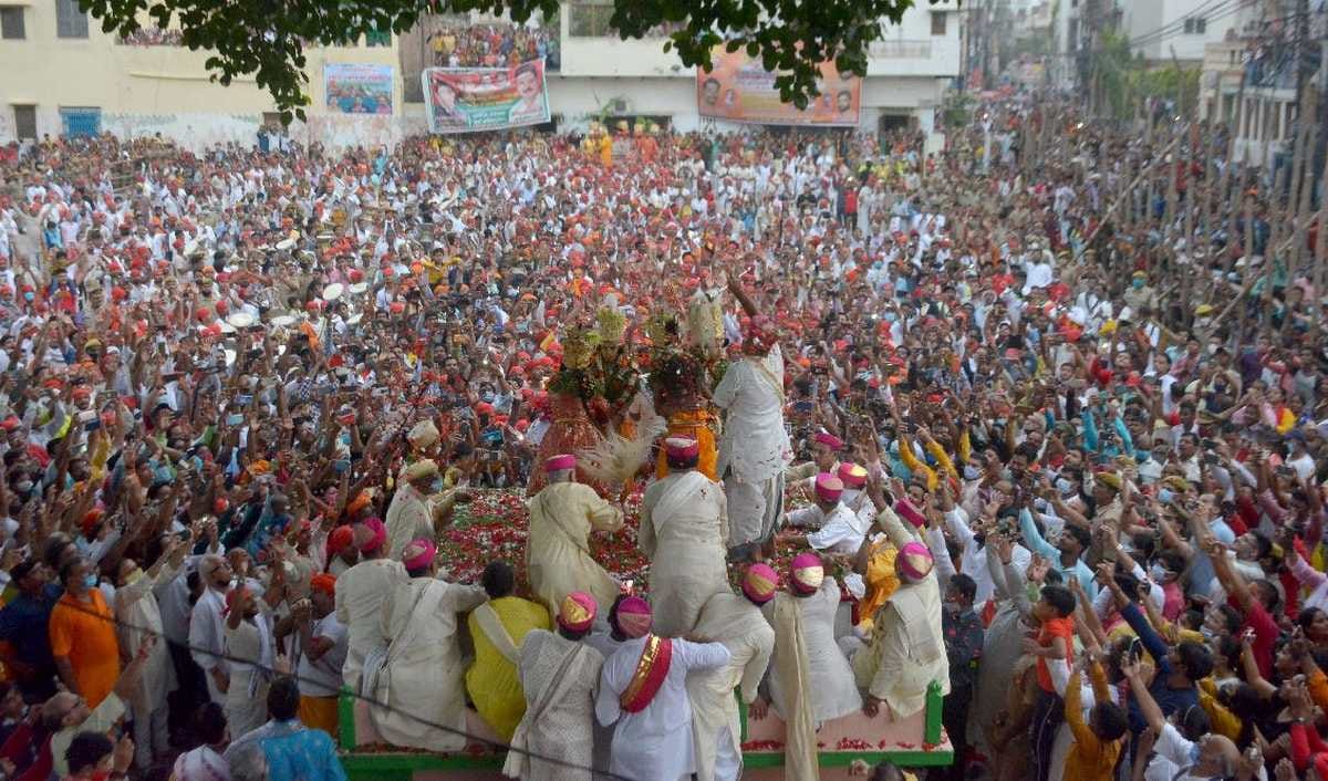 Lakkha Mela of kashi varanasi  World famous Bharat Milap of Nati imli Today this tradition is about 475 years old