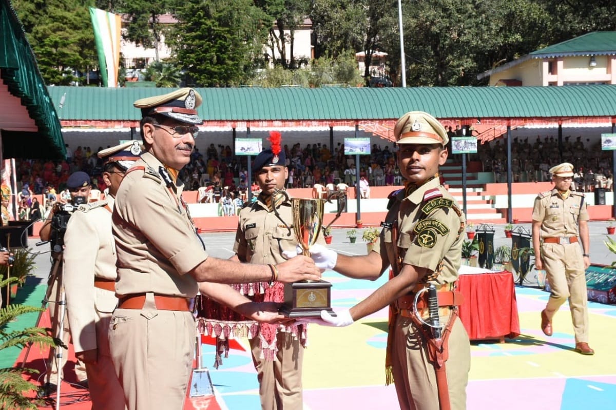 ITBP DG Sanjay Arora took the salute of the parade during the passing out parade of doctors at ITBP Mussoorie Academy