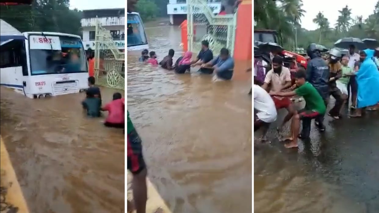 Kerala: Thiruvananthapuram city experiences generally cloudy sky with few spells of rain, thundershowers 