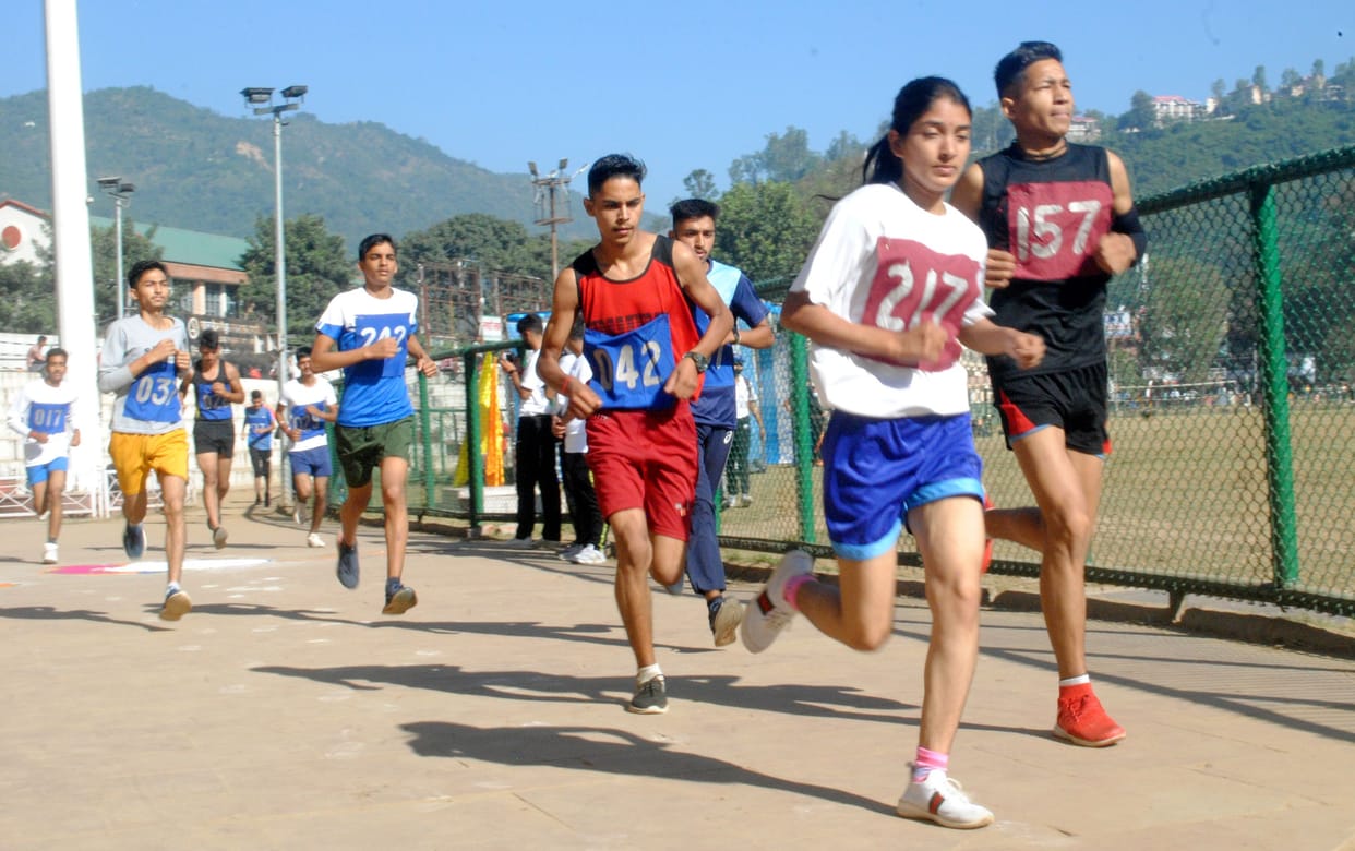Shivam, Anita were first in cross country event