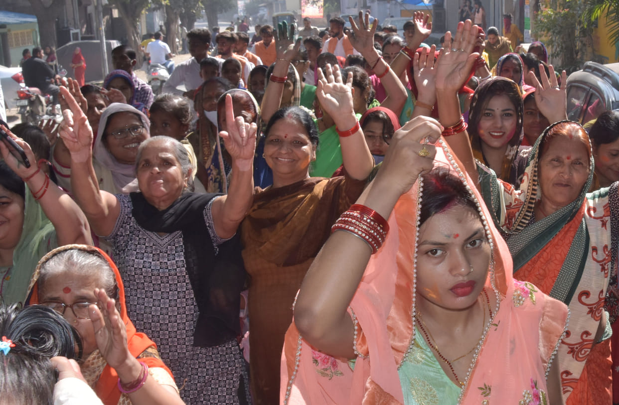 Immersion of the idol of Maa Durga done with reverence