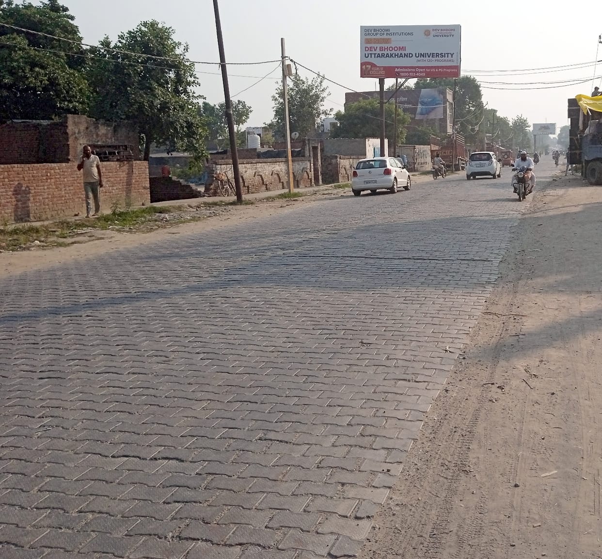 Due to the widening of two roads, the city will get rid of the jam