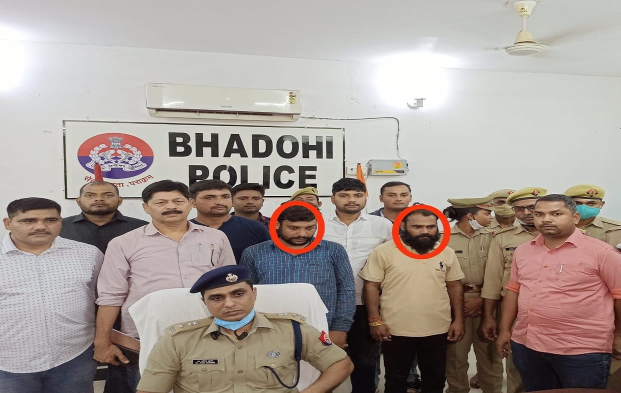 50 kg ganja worth RS 35 lakhs recovered from truck in bhadohi police arrested  two smugglers