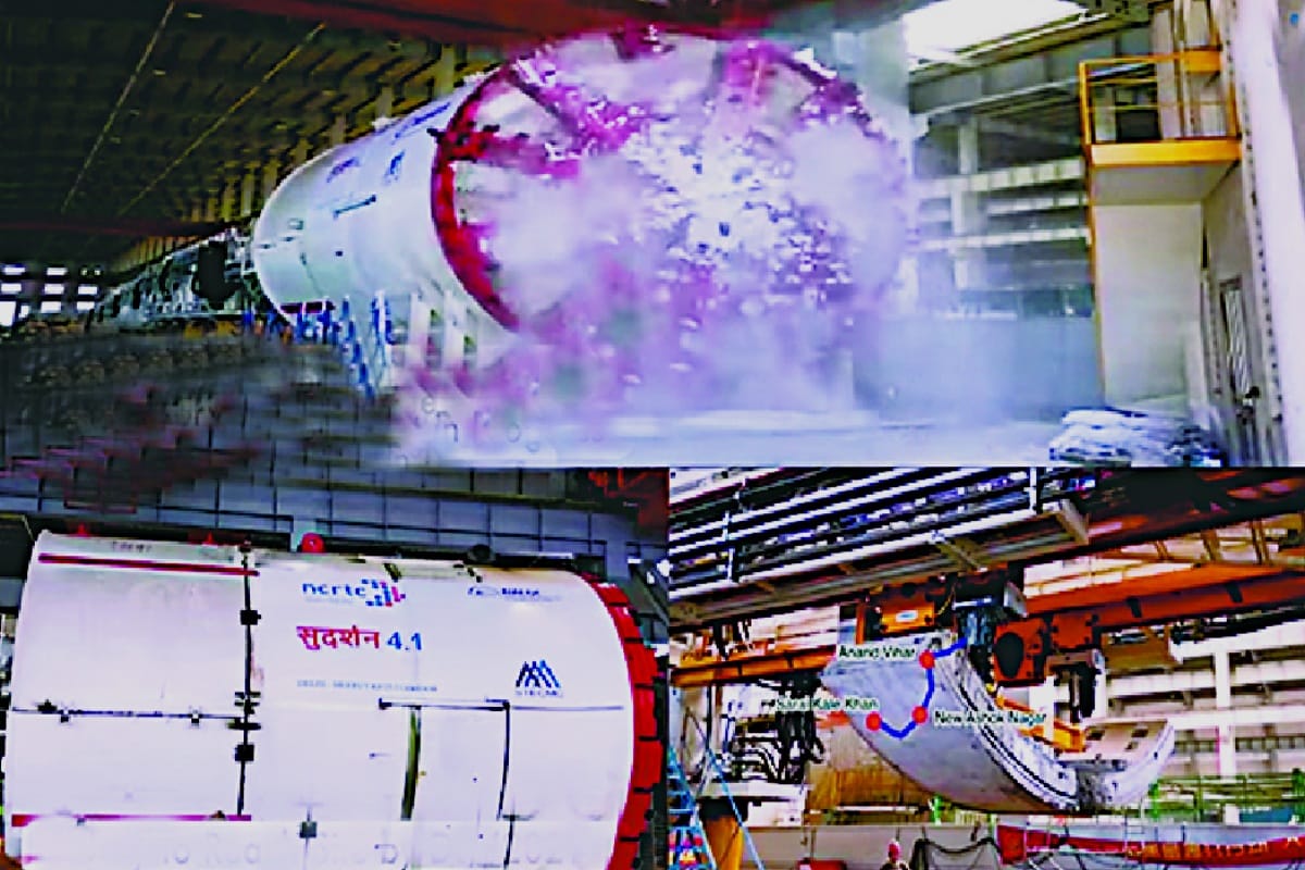 Rapid Rail Meerut: Sudarshan passed in tunneling test, tracks being connected directly on the corridor