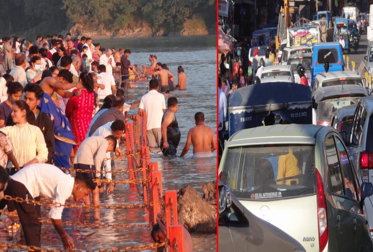 Uttarakhand News: Tourist Heavy Crowd in Weekend, see Photos