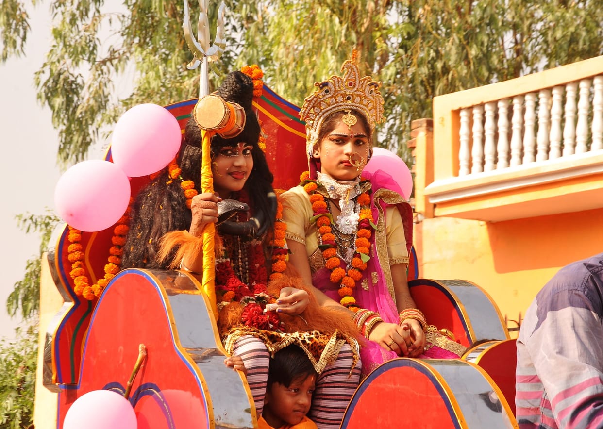 Bhagwat story started by taking out Kalash Yatra