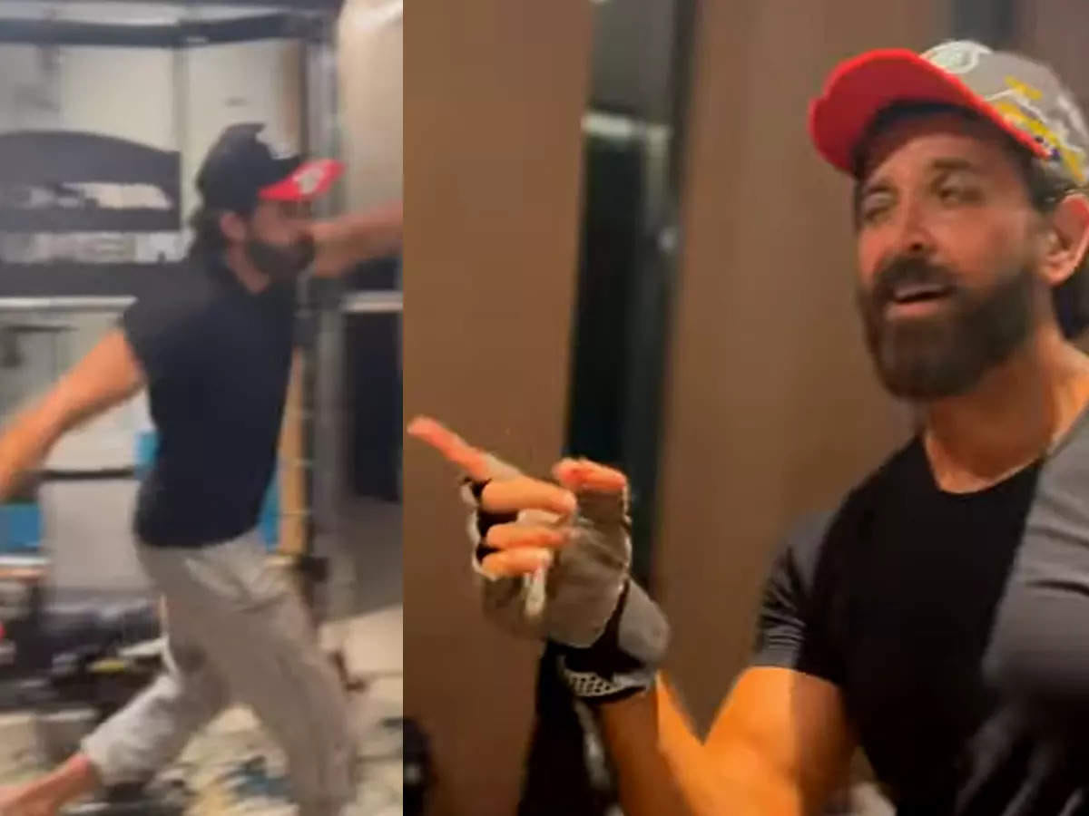 Video: Hrithik Roshan danced fiercely on 80s songs while working out, did you see?