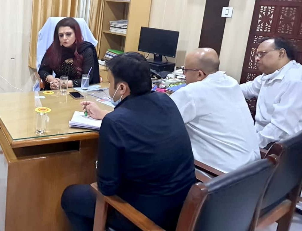 Director General inspected the residential area of ??the hospital to build a 200-bed hospital