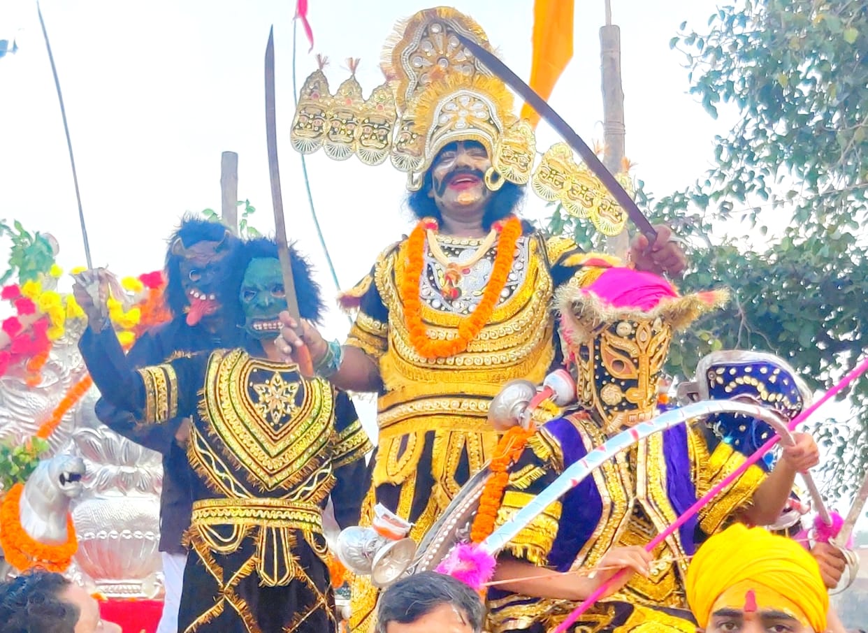 Celebration of Vijayadashami with pomp