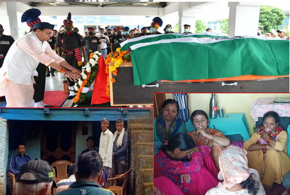Jammu and Kashmir Encounter: Martyr Harendra Singh and Ajay Singh Rautela Dead bodies Reached Uttarakhand