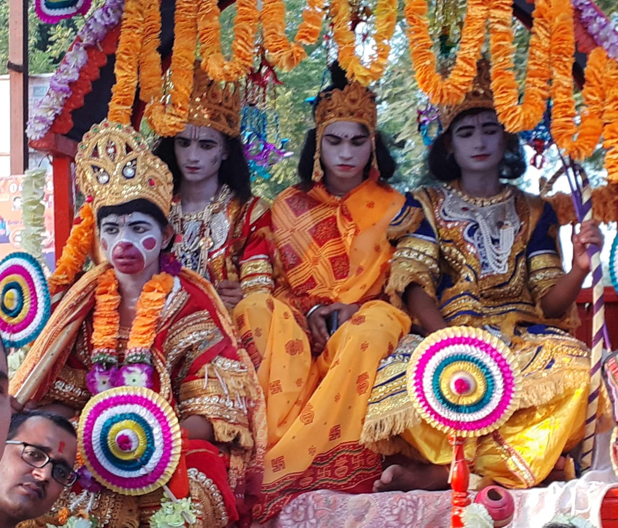 Celebration of Vijayadashami with pomp