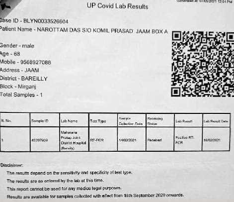 Allegation: Fake Kovid report prepared for job in deceased dependent