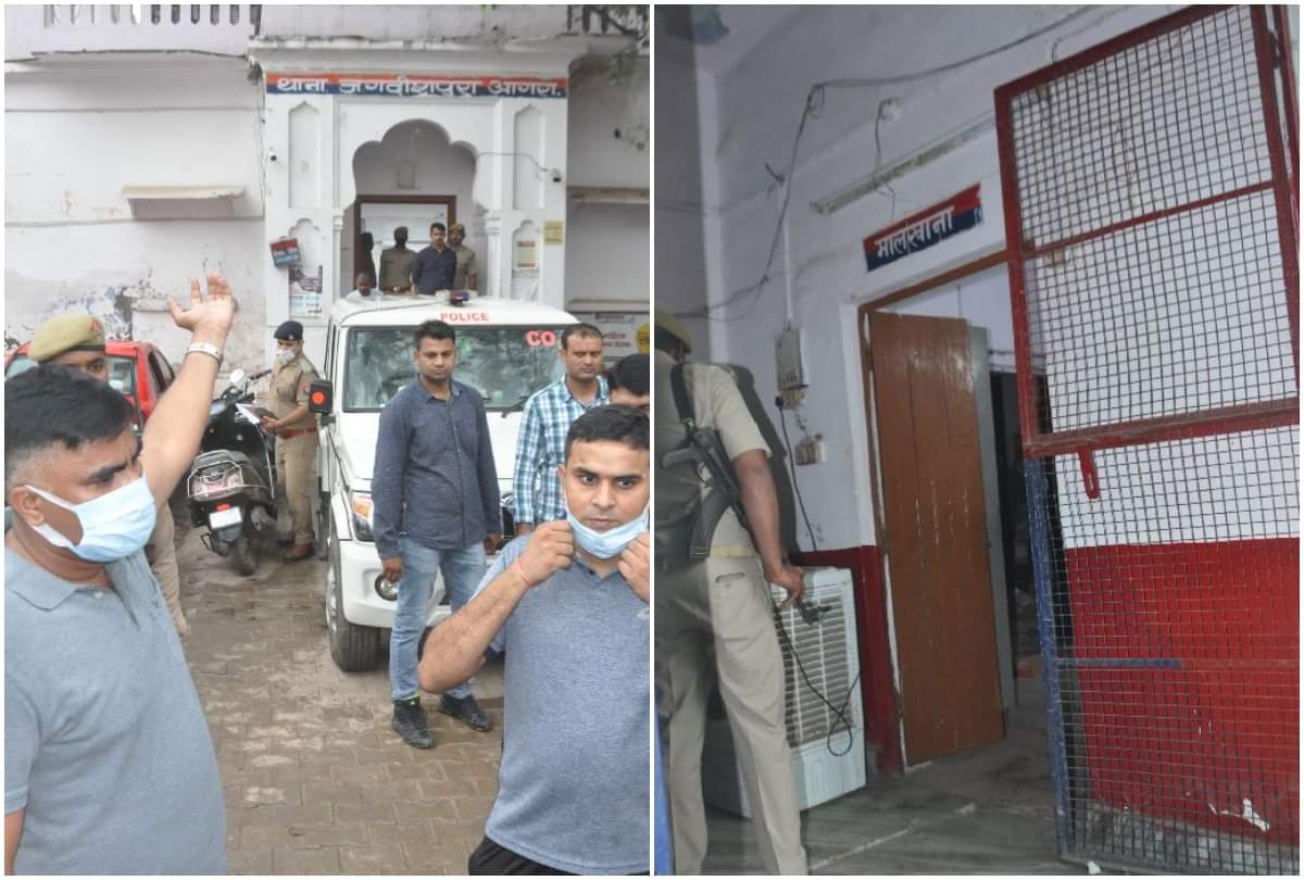 Cash Rs 25 Lakh Stolen From Jagdishpur Police Station In Agra Story Of Sikandra Thana