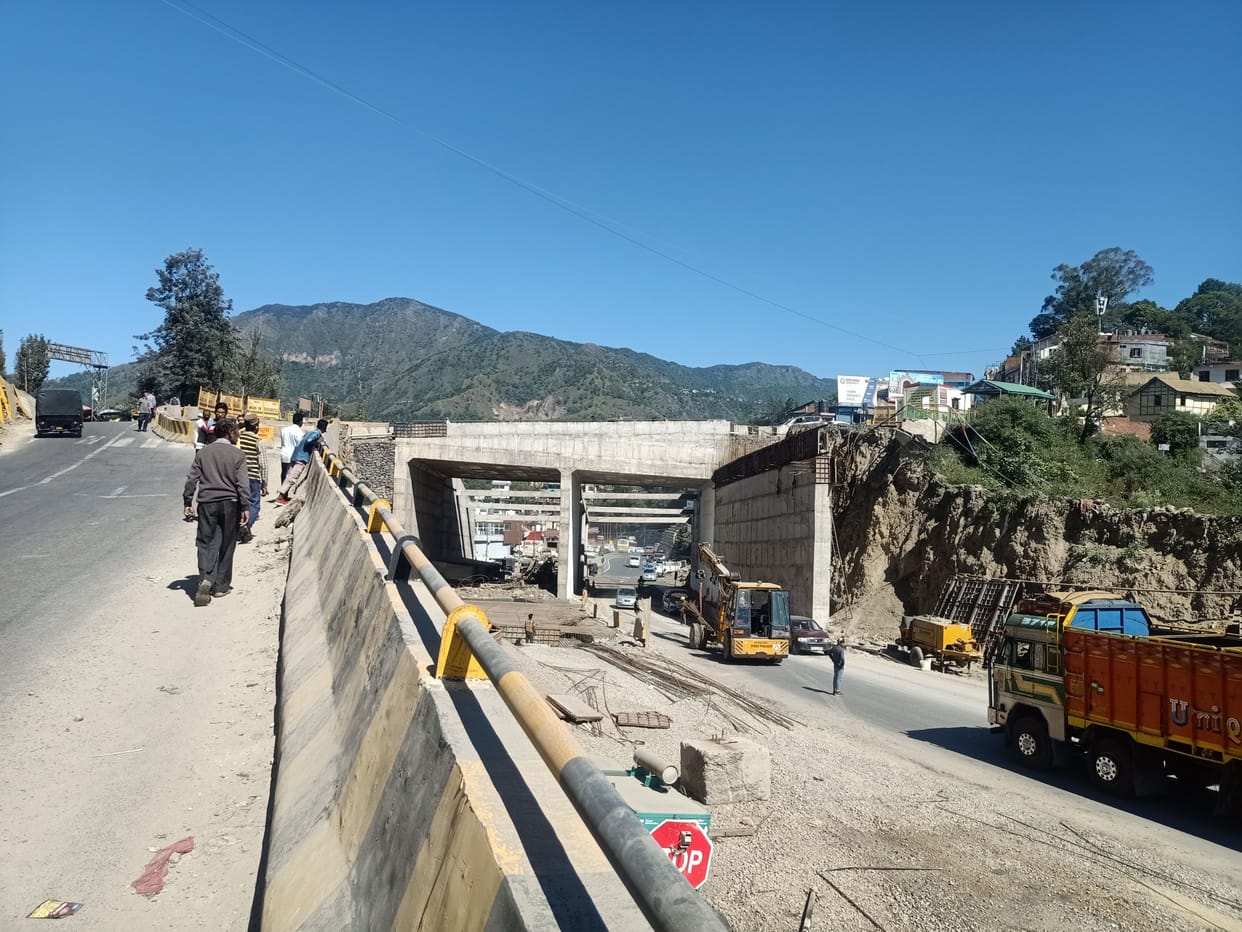 Vehicles will not be able to go directly on NH from Solan city to Shimla and Parwanoo