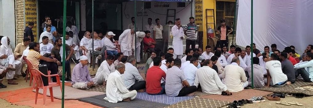 Declaration of villagers: Dhansu and Talwandi Rana Marg will not be allowed to be closed till alternate route is found