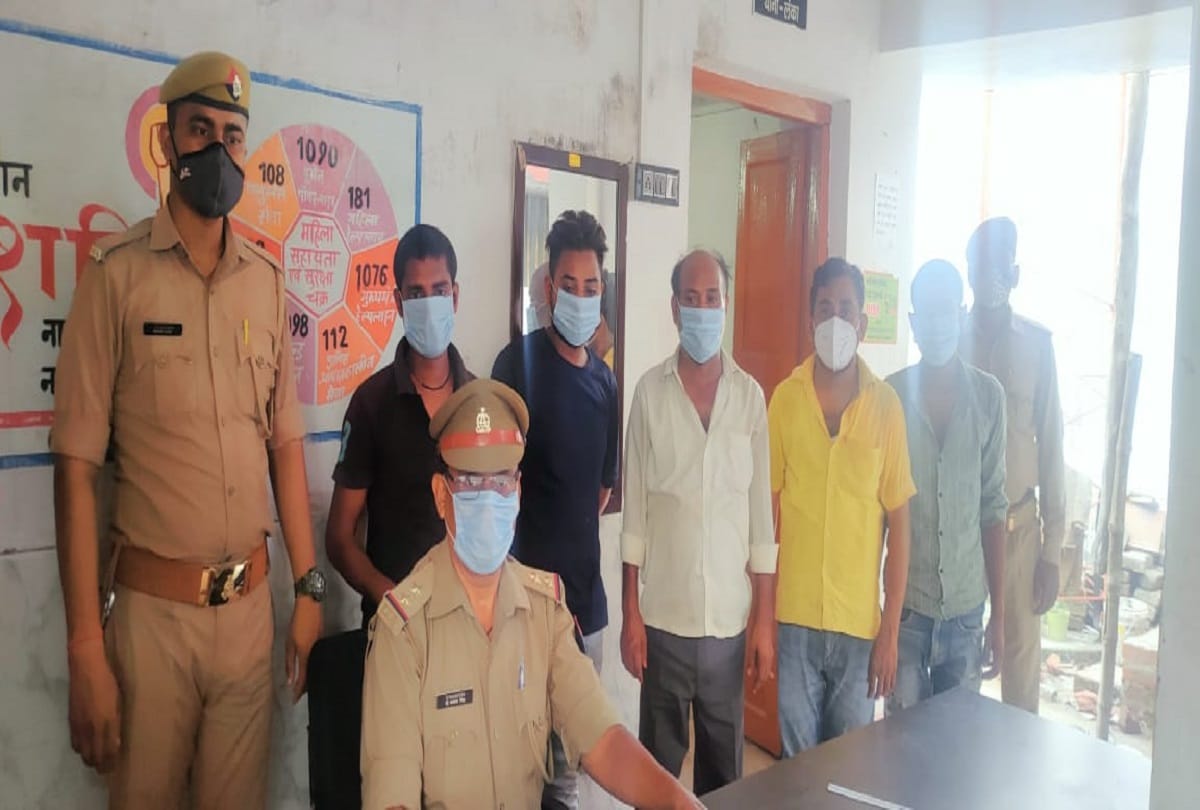 Five accused arrested for attacking lanka police team in varanasi main accused still absconding