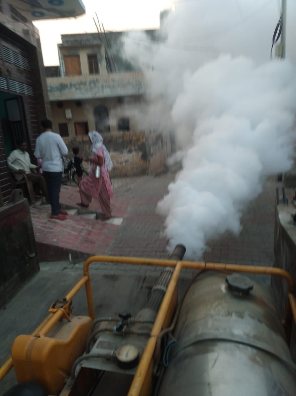 Dengue larvae are being found in every colony, not even complete fogging system