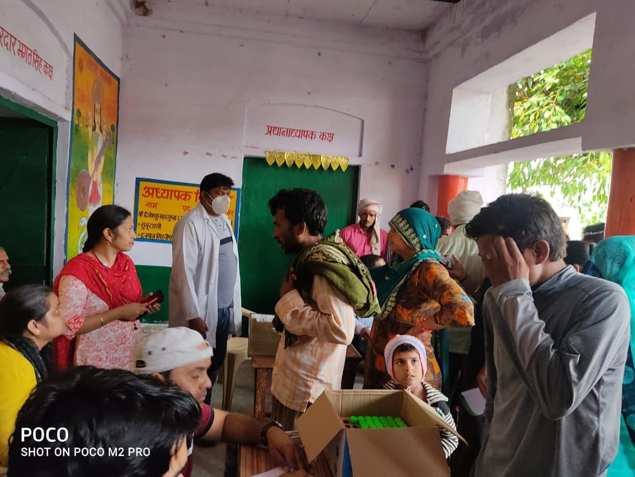 Hathras: Samples for dengue and malaria for testing by camping