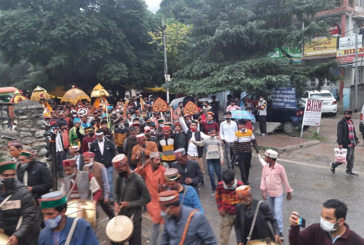 bhagwan narsingh second Jaleb in kullu dussehra 2021