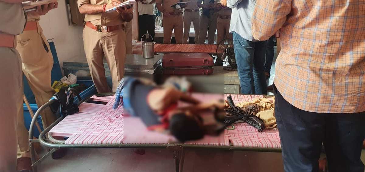 UP police constable suicide shoot himself with five bullets in Varanasi Police Lines