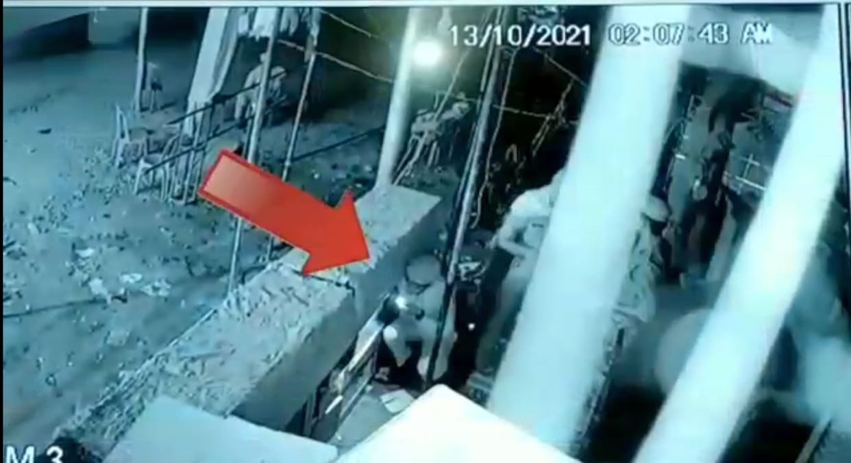 PAC jawans caught on CCTV stealing sweets