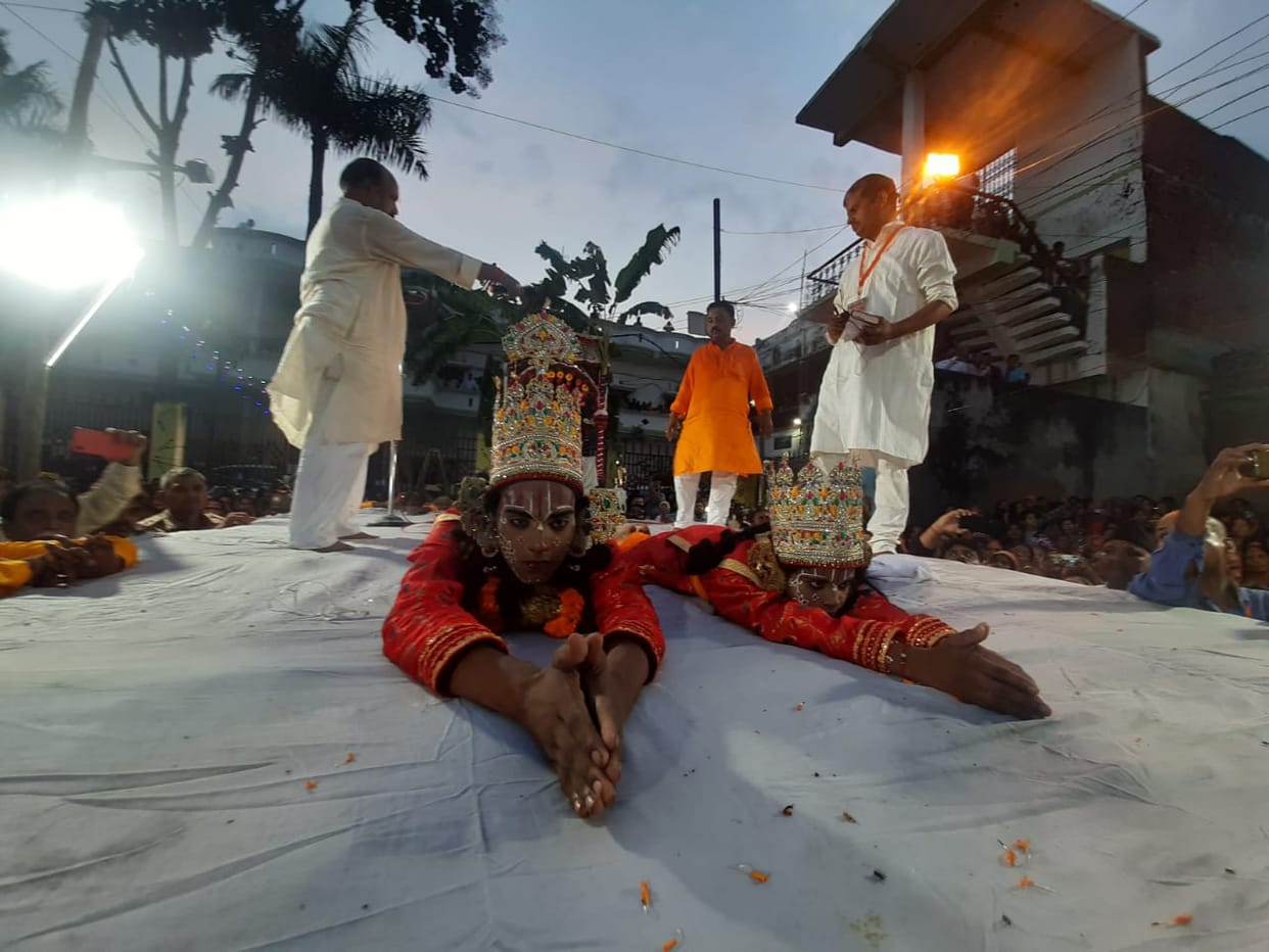 historical bharat milap is celebrated in mau up amid voice of Ajan and Har Har Mahadev