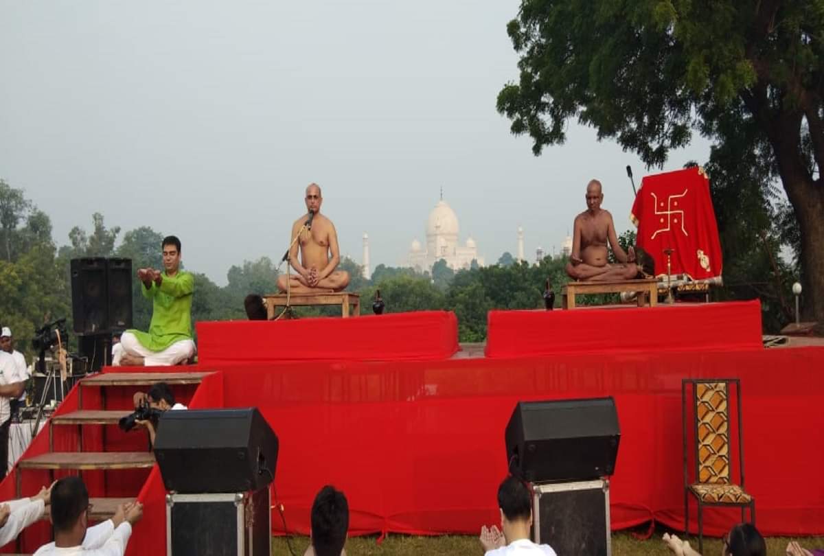 Om Arhan Namah will resonate Tajmahal Tajkhema At Sunday