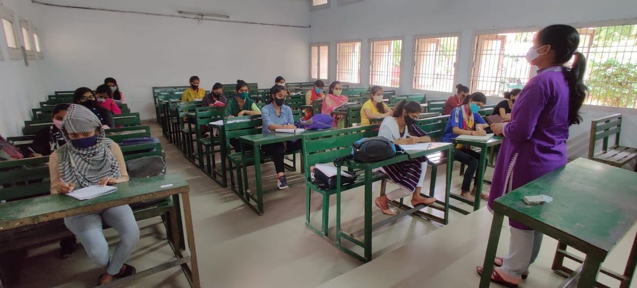 Offline classes start for new academic session
