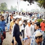 सगीर अहमद के शव को गमगीन माहौल में सुपुर्द-ए-खाक किया गया।