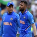 महेंद्र सिंह धोनी और हार्दिक पांड्या