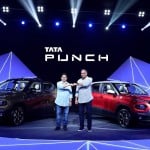 Mr. Rajendra Petkar, President & CTO, Tata Motors and Mr. Shailesh Chandra, President - PVBU, Tata Motors at Tata Punch Launch Event