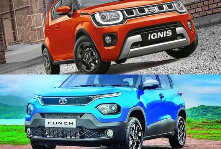 Tata Punch Vs Maruti Ignisजानें नई टाटा पंच और मारुति इग्निस दोनों कारों में है कितना अंतर