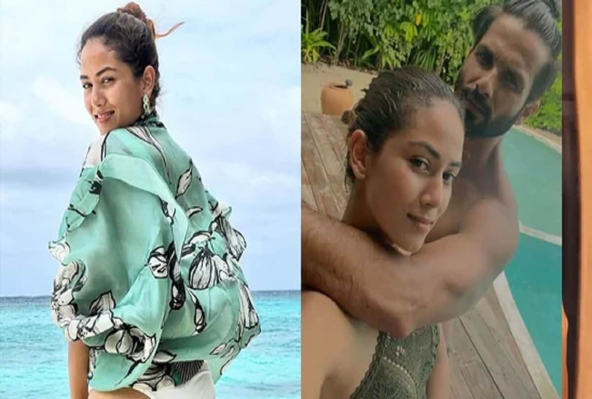 Shahid Kapoor films Mira Rajput struggling with her outfit at the beach