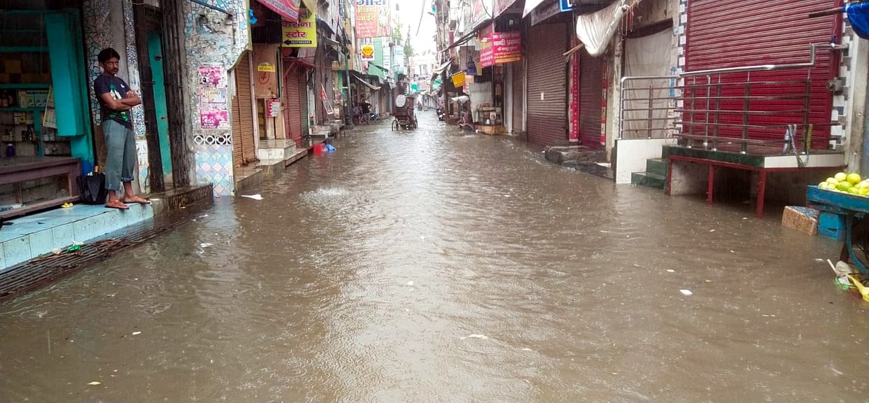 50 mm of rain, five-year record broken