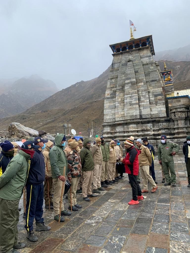 DGP reached Kedarnath Dham in view of Prime Minister's visit
