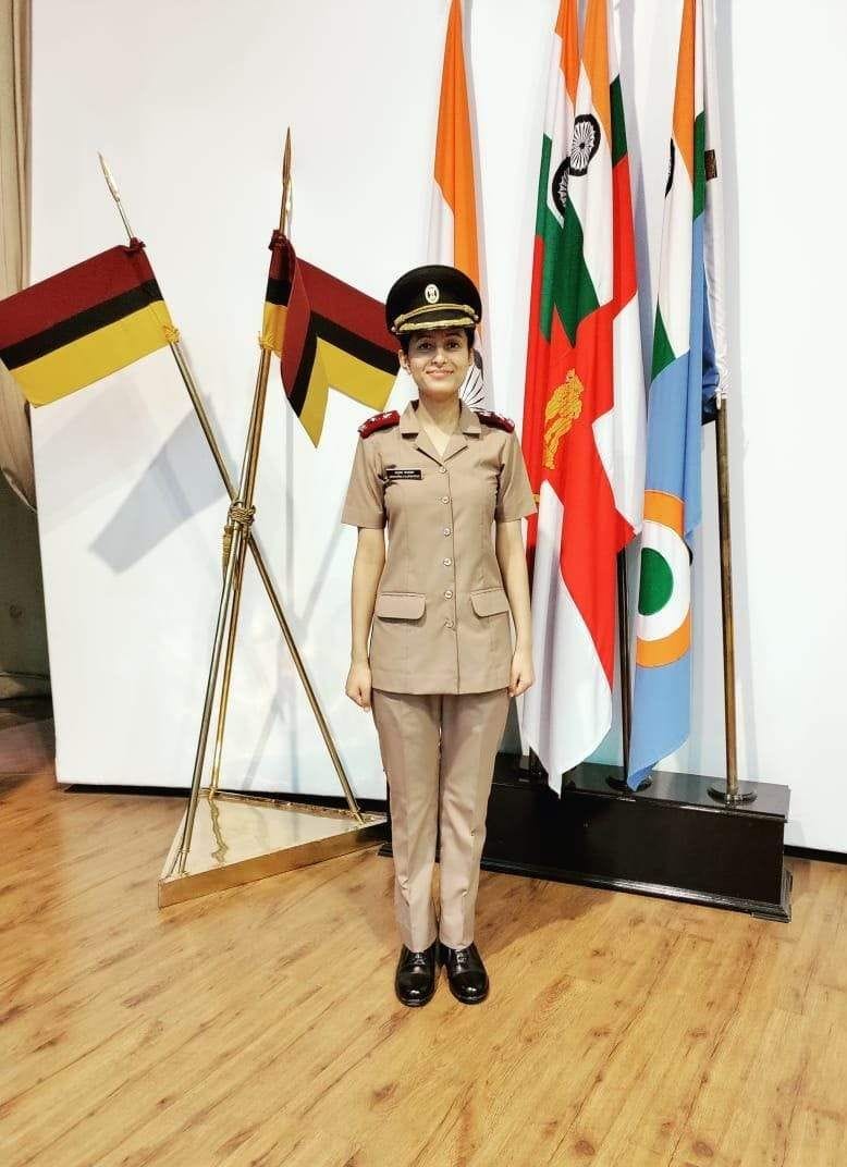 Anushka illuminates the name of the area by becoming a lieutenant