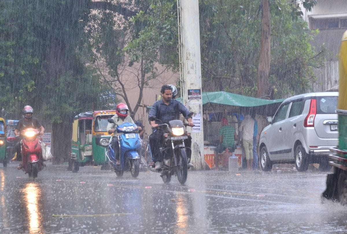Weather News More Than Normal Rain In Agra up