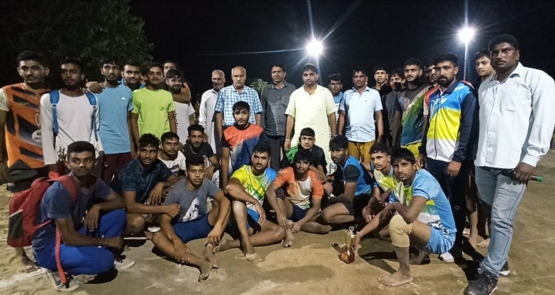 Adampur's team won the kabaddi championship by defeating Mandola