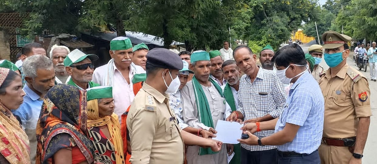 Farmer leaders stayed away from the railways due to the strong management of the administration.