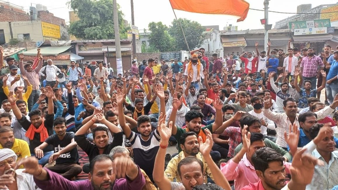 Protest against killing of Hindus in Bangladesh