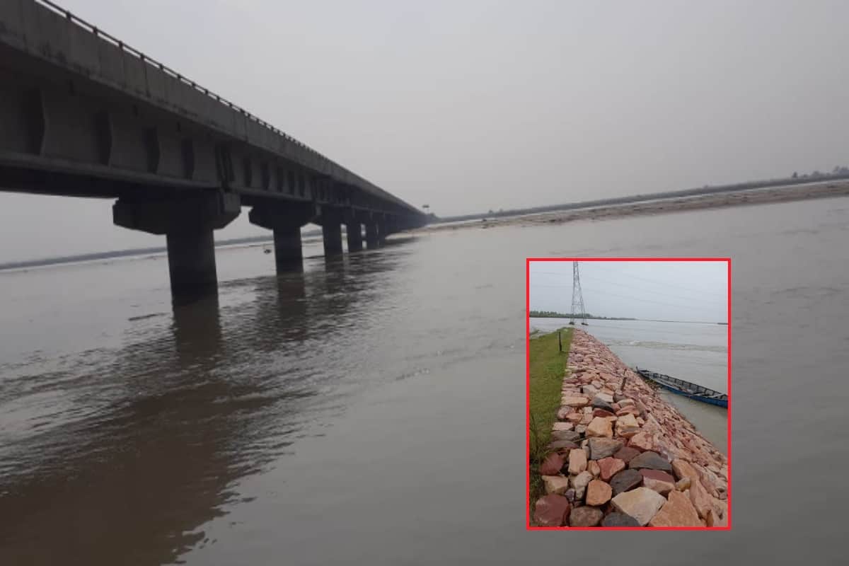 Weather:Temperature dropped due to rain in western UP, Ganga water level rise, danger looms over Khadar areas