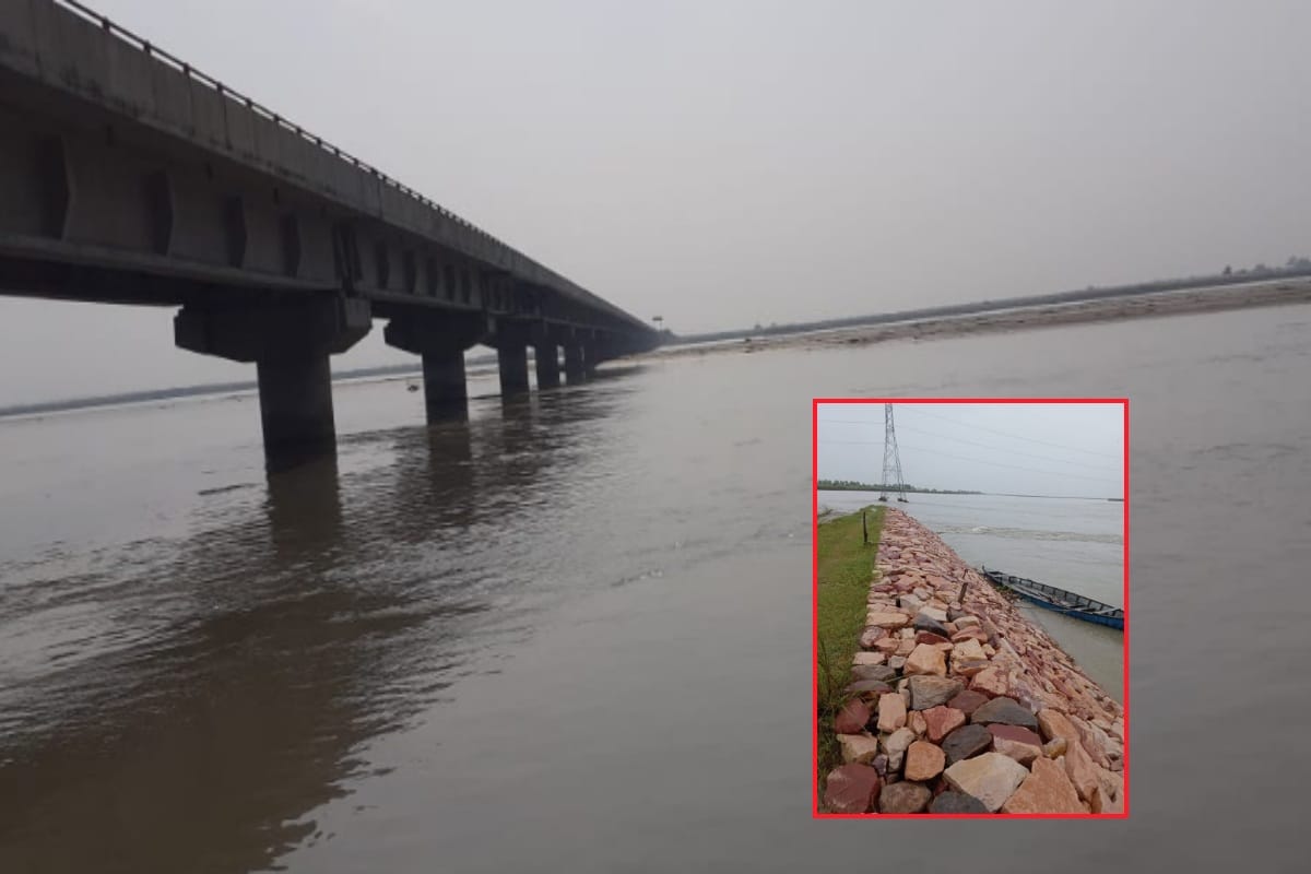 Weather:Temperature dropped due to rain in western UP, Ganga water level rise, danger looms over Khadar areas