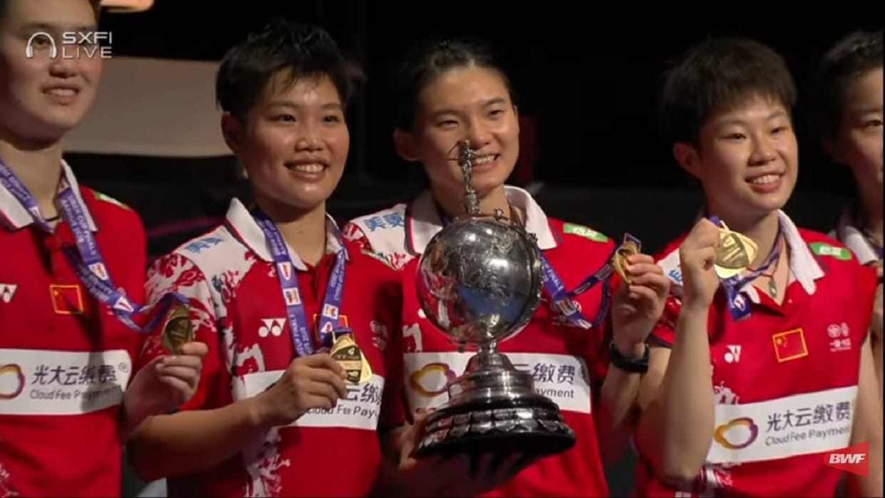 uber cup badminton 2021: Chinas Chen Qing Chen and Jia Yi Fan won the match by defeating Japan 3-1